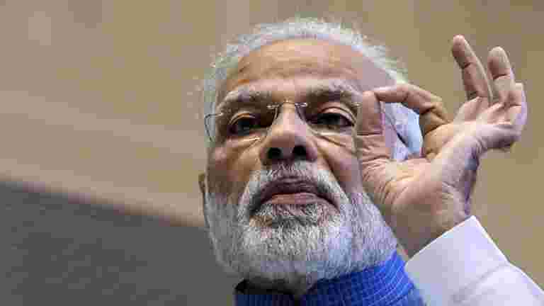 PM Narendra Modi获得菲利普尔勒的“全国优秀领导”奖