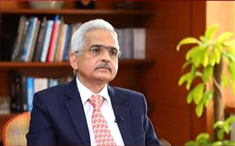 独家的：RBI Guv Shaktikanta Das说，对加密货币有一定的担忧。