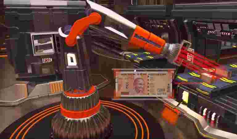ICICI Bank推出了“机器人武器”，以自动化在分支机构的货币排序